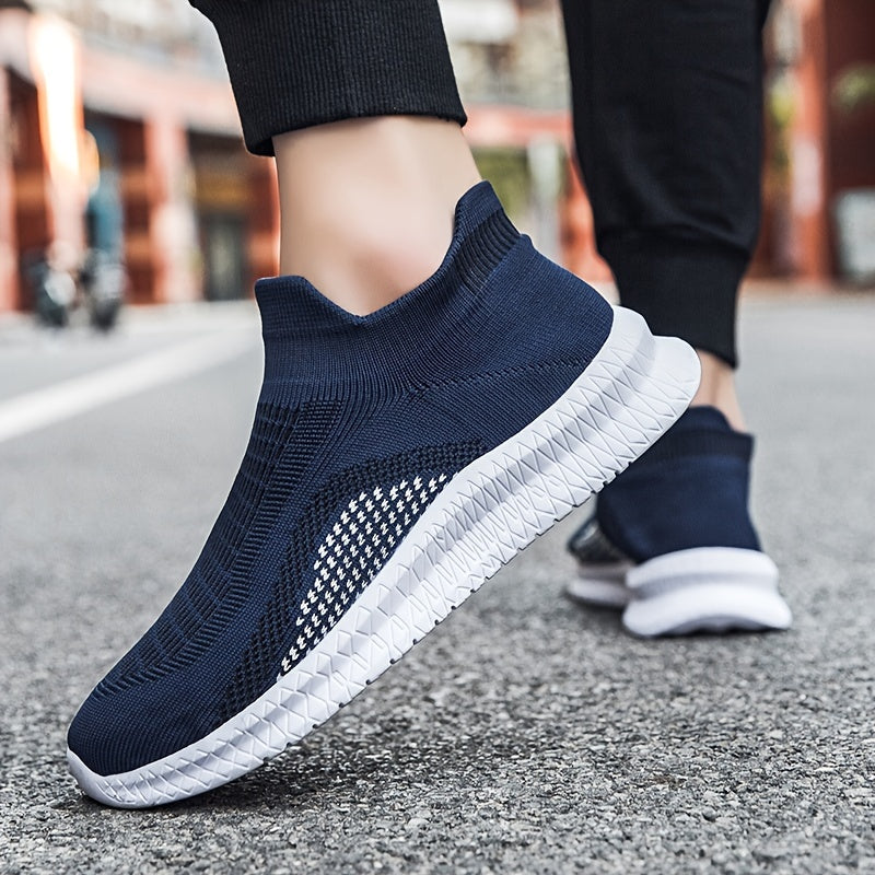 Breathable Lightweight Slip On Casual Shoes, Soft Sole